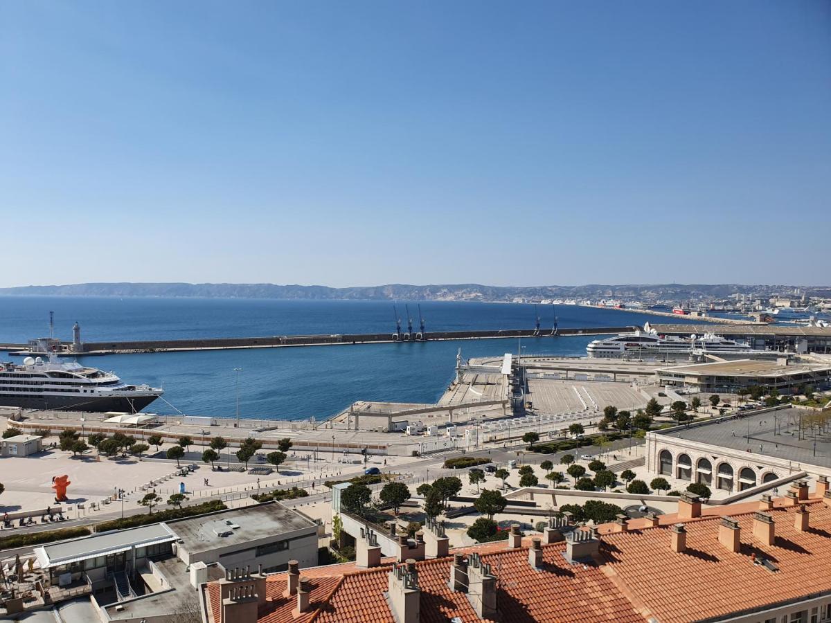 Vieux-Port, Panier, Magnifique Studio Avec Vue Sur Mer Марсилия Екстериор снимка